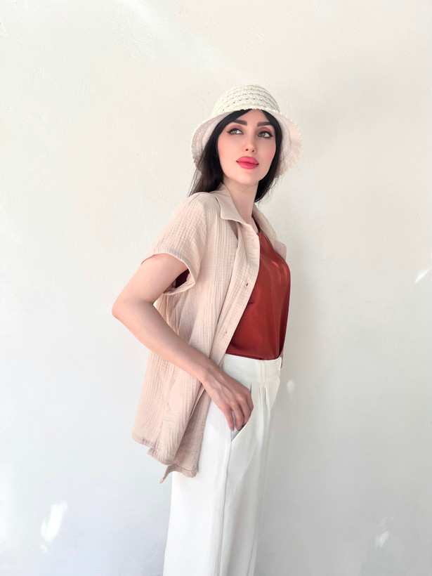 شومیز نخ پنبه اسمارا