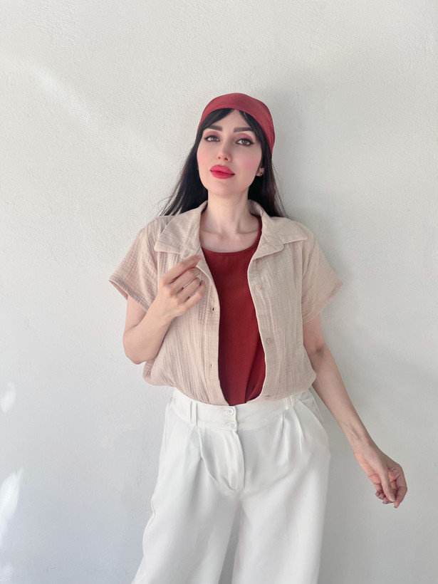 شومیز نخ پنبه اسمارا